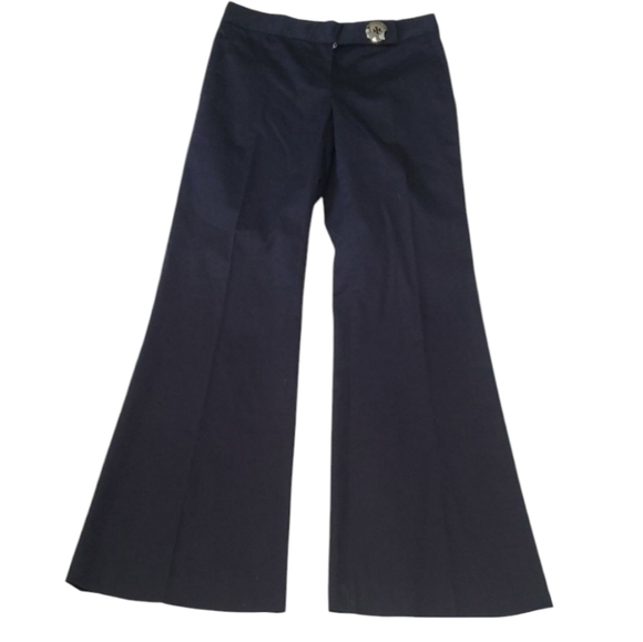 Tory Burch Pants - NWT Tory Burch Blue Wide-Leg Trousers Office Board Room Dress Pants Size 2